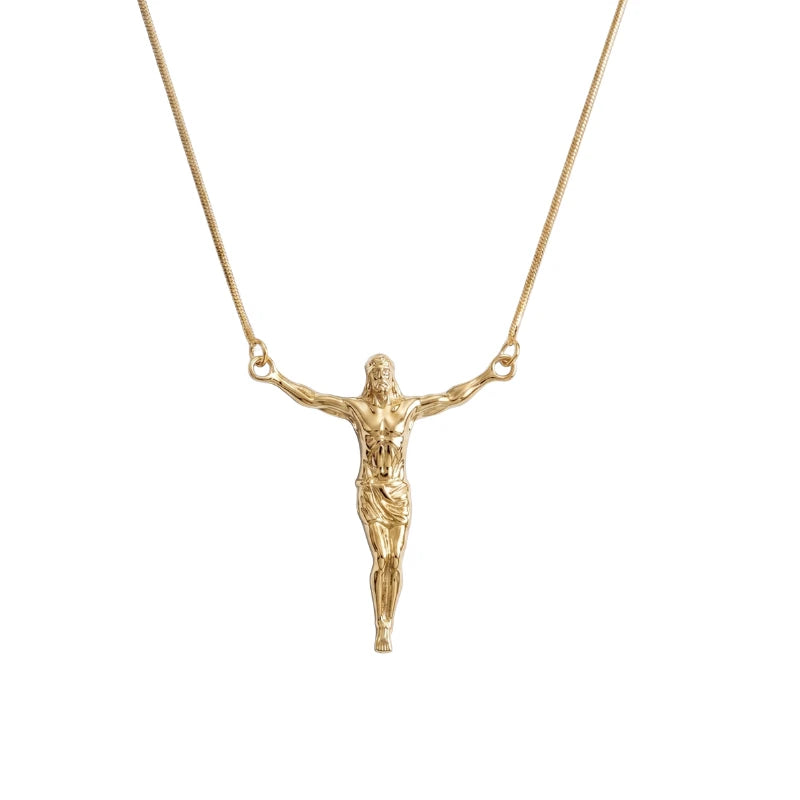 Colar Crucifixo Áureo